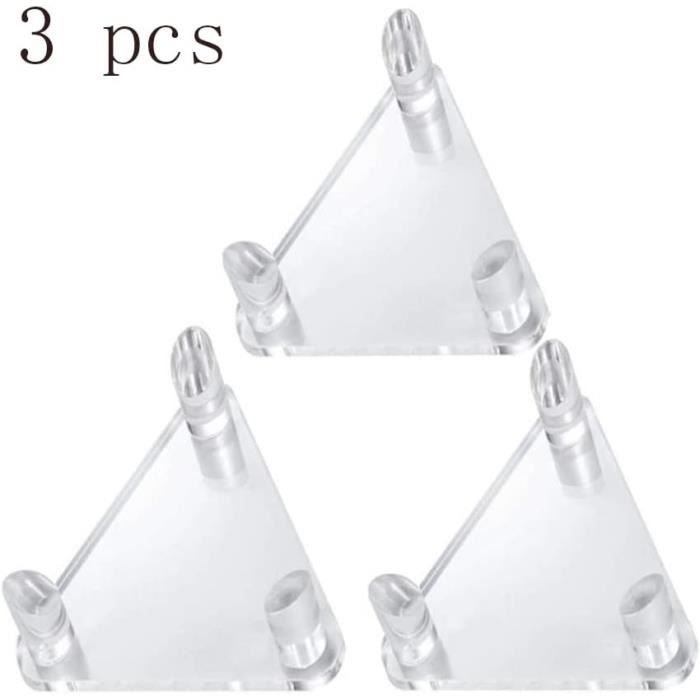 2 pièces Base de Support de Balle Support de Balle Acrylique Support de Basket-ball Présentoir