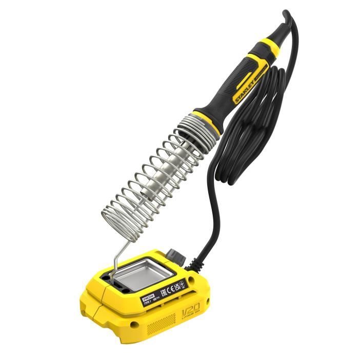 Fer à souder 18V 204°C à 484°C Gamme V20 STANLEY FATMAX SFMCE040B XJ