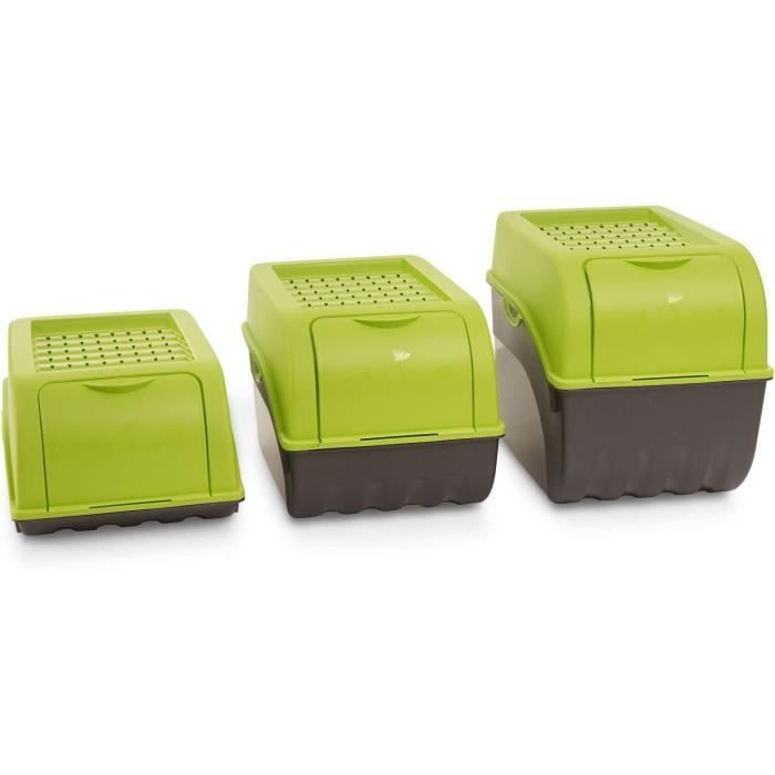 Lot De 2 Boîtes De Conservation Pour Pommes De Terre, Oignons, Ail - 3,5 L Chaque - Avec Autocollants