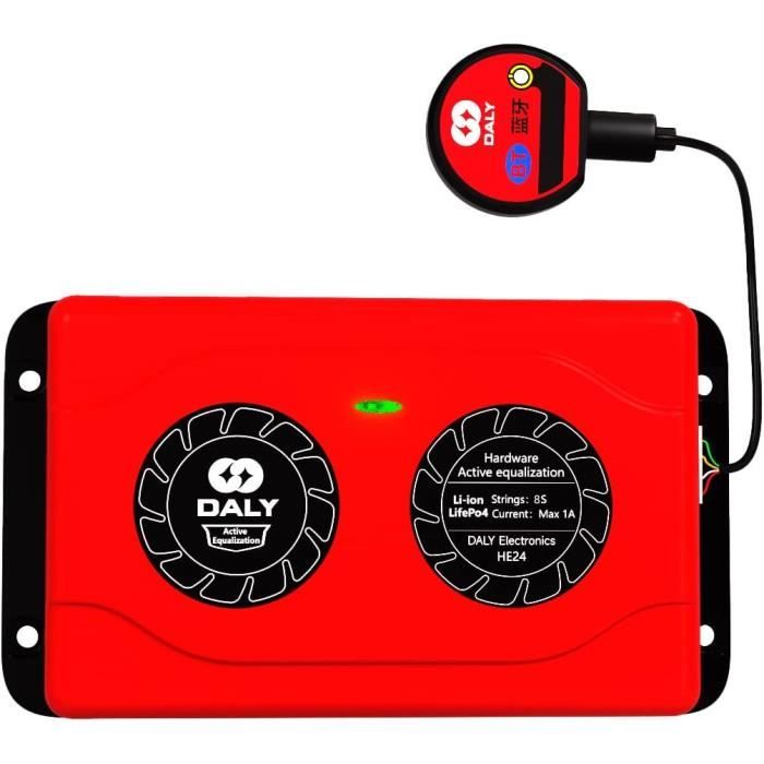 Groupe De Sécurité Équilibreur Batterie Daly BMS Bluetooth 8S - Pour Batteries Lithium Li-ion Lifepo4 1A Batterie Lifepo4