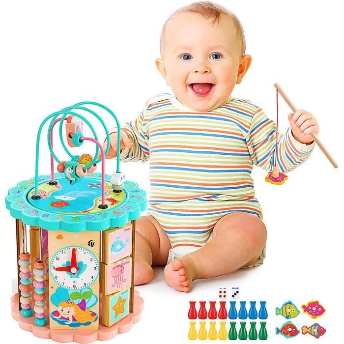 Jouet Bebe 1 an, Cadeau Naissance Fille Garcon Jeux Montessori 1 an Jouet  Bebe 3-9 Mois Jeux Bebe 1 an Bebe Naissance Jouet Enfant