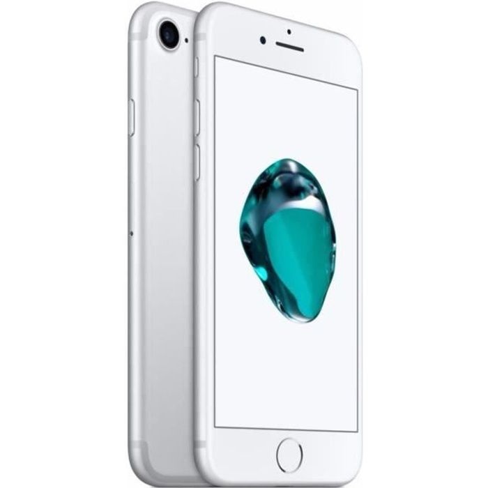 Vente Téléphone portable Iphone 7 128 Go Argent Occasion - Etat Correct pas cher Vente Téléphone portable Iphone 7 128 Go Argent Occasion - Etat Correct pas cher