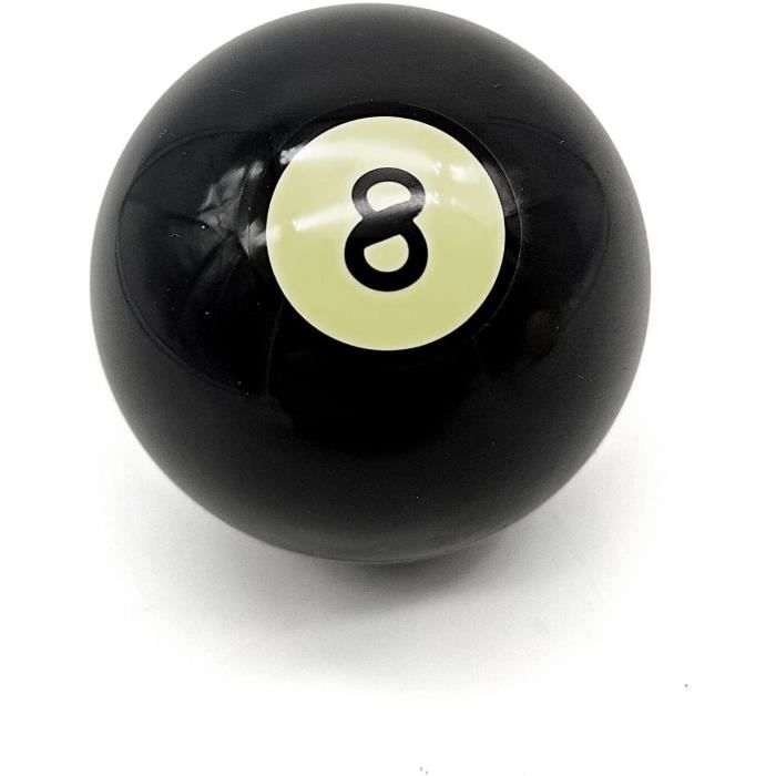  Boule de Billard Bille Noire N°8 Diamètre 57,2 mm Boule en Résine Roulement Parfait