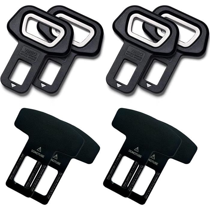 8 Pieces Boucle Ceinture Voiture Securite D alarme Noir Clip Ouvre bouteill Cdiscount Animalerie
