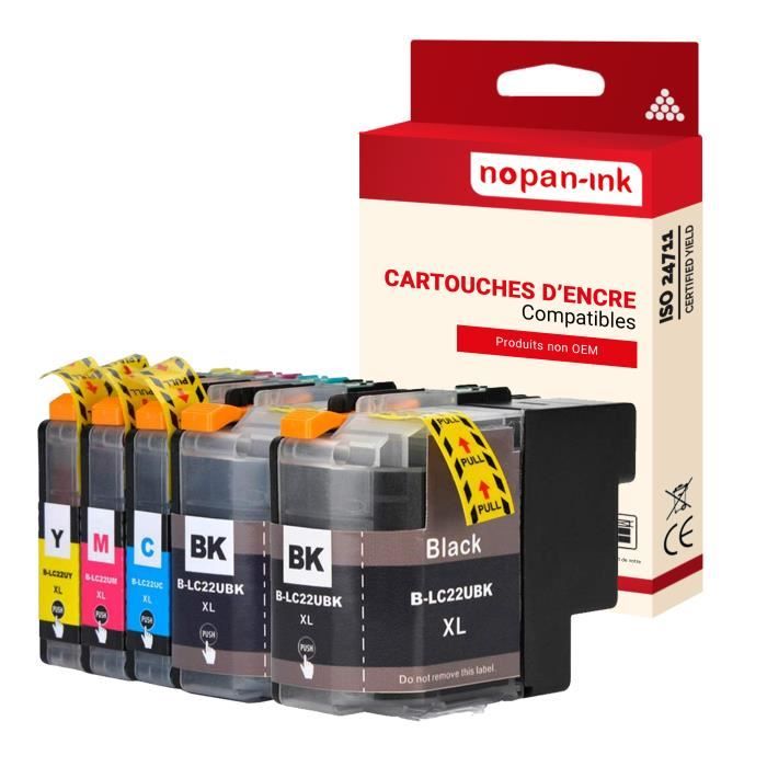 5 Cartouches Compatibles Brother LC427XL – Multipack NOPAN-INK