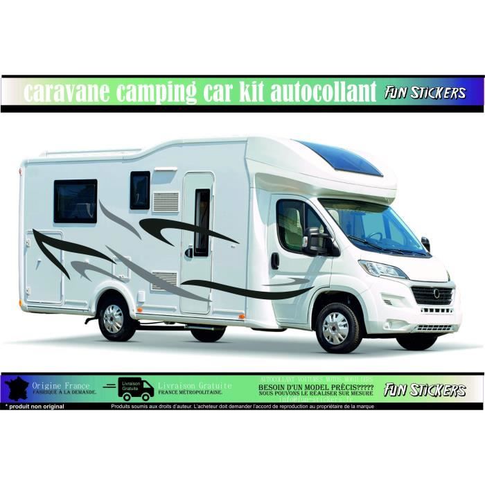 Camping car Kit complet autocollants Cdiscount Auto