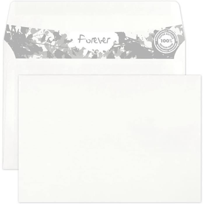 Clairefontaine 5er-Set Briefumschläge C6 (11,4x16,2 Cm) – Selbstklebend, 120 G/m², Korallenfarbe, Für Einladungen & Korrespondenz