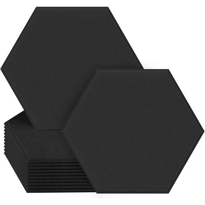 Lot De 8 Panneaux En Liège Hexagonaux Adhésifs – 30x26 Cm, épaisseur 0,6 Cm, Avec Punaises En Bois