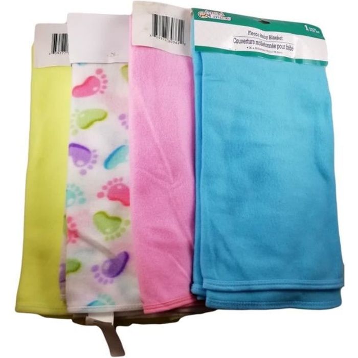 Lot De 2x Petite Couverture Polaire Molletonnee Pour Bebe Enfant 76x76cm Cdiscount Puericulture Eveil Bebe