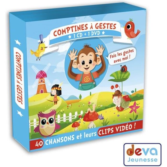 Comptines A Gestes Album Cd Dvd Cdiscount