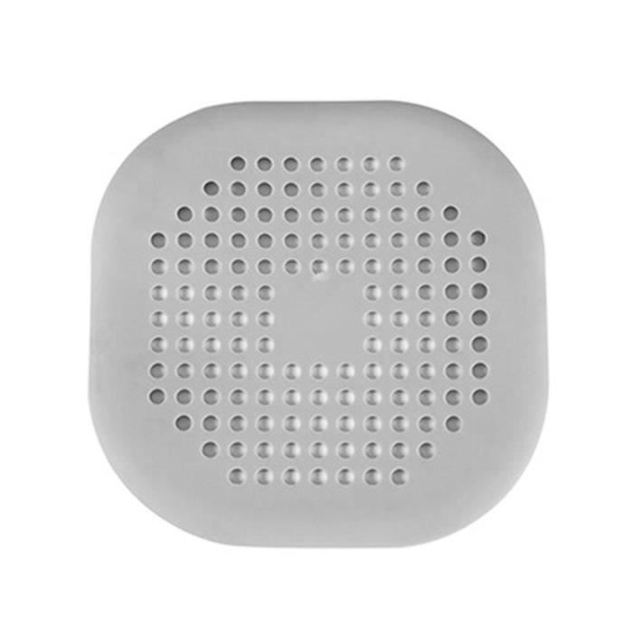(A Gray)1/2 pièces filtre à cheveux évier filtre Antiblocage crépine baignoire bouchon de