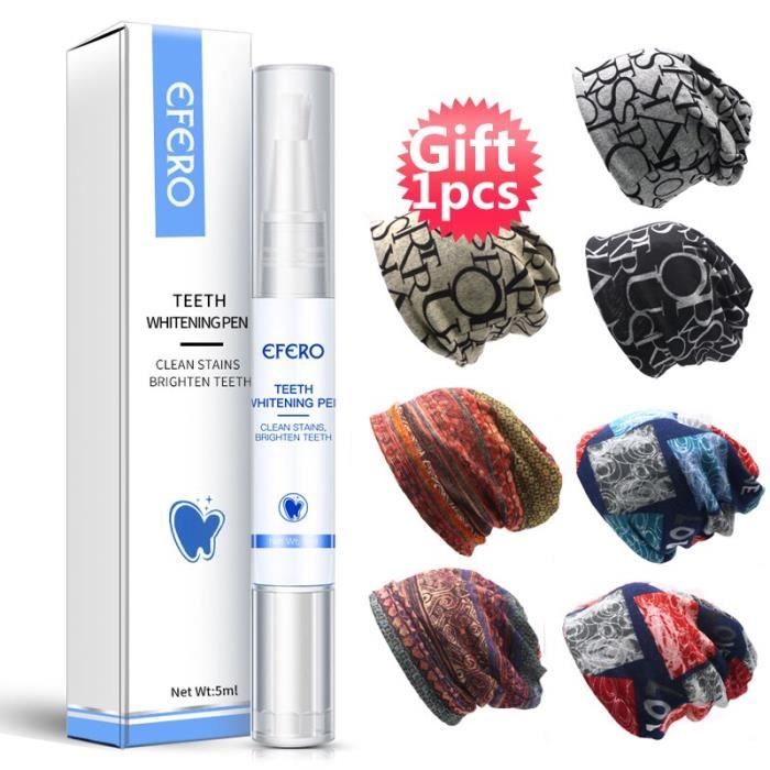 Stylo Blanchiment Dentaire - Lot De 2 - Formule Efficace Contre Les Taches De Café, Thé, Tabac - Application Facile - Résultats Visibles