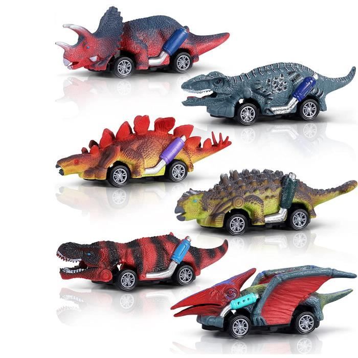 Dinosaure Voiture Jouet - 6 Pack Dinosaure Voitures Jouet Friction -  Cadeaux de Jouets éducatifs pour Garçon Fille 3 4 5 6 7 8 Ans - Cdiscount  Jeux - Jouets