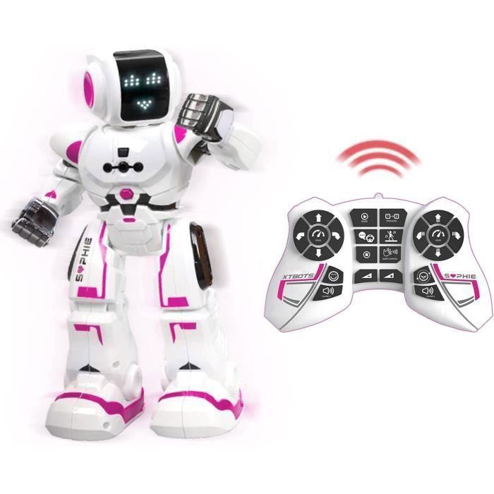 Xtrem Bots - Robbie, Jouet Robot Enfant Télécommandé Programmable, Jouets  Garçons Interactif Intelligent, Jouet Garcon 5 Ans Ou Plus, Jeu Educatif :  : Jeux et Jouets