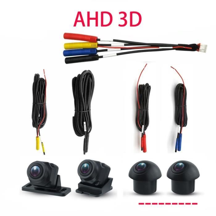 AHD 3D 1080p - 3d 360 Caméra Pour Android Autoradio Intégré 360app Modèle Voiture 360 ° Vue Vue D'oiseau Syst