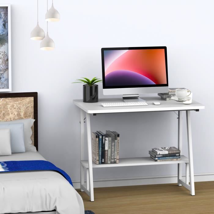 SEWACC Support élévateur Vintage En Bois Pour Ordinateur Avec Double