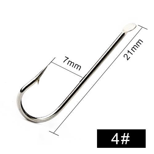 Hameçons de pêche en acier, lot de 10 paires, haute teneur en carbone