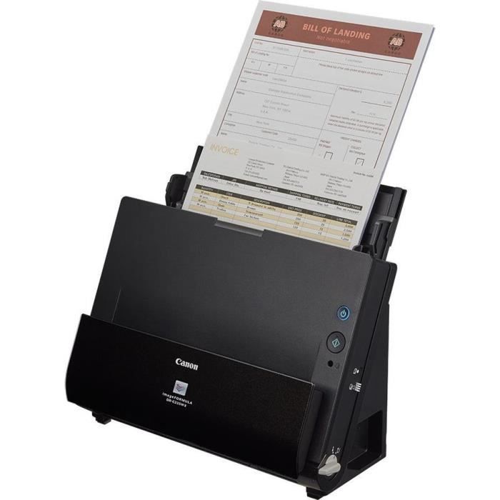 Scanner de documents CANON imageFORMULA DR-C225 II WiFi Recto/Verso - Noir - 25 ppm - 600 dpi x 600 