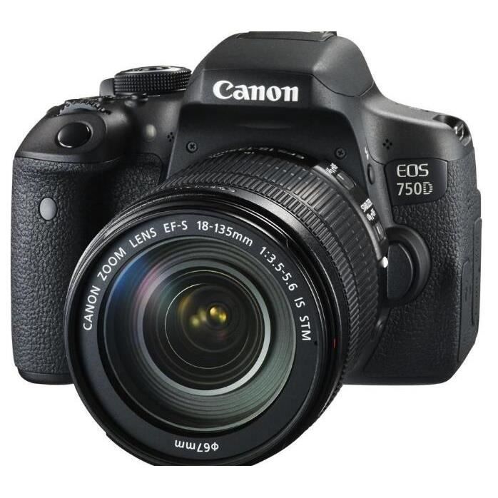 Canon EOS 750D Kit (18-135mm STM) Appareil photo numerique reflex
