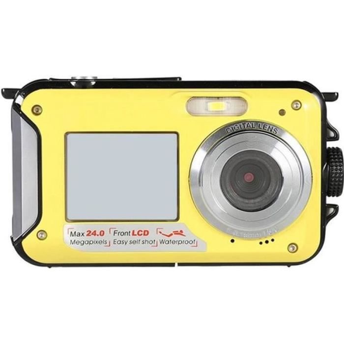 Appareil Photo Etanche Caméra étanche 4K 48MP Autofocus avec Carte 32GB Selfie Double écrans