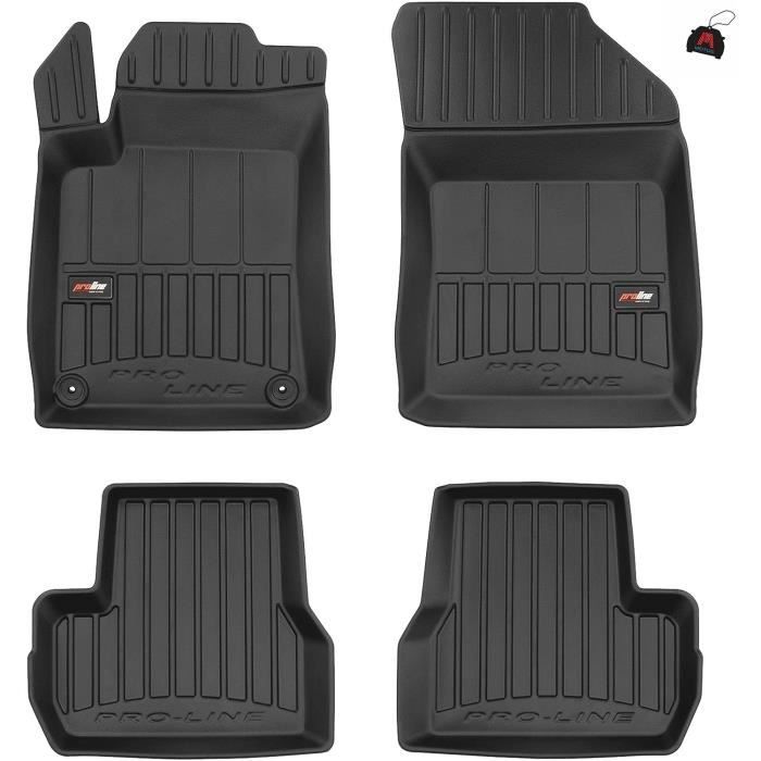 Tapis De Sol En Caoutchouc Pour Peugeot Partner II (2008-2018) - Protection Tous Temps - Antidérapant - 1ère Rangée