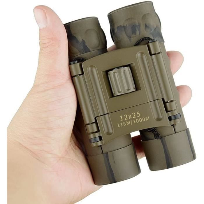 Jumelles Compactes Flintronic 12x25 - Prismes BAK4, FMC, Légères 270g, Pour Observation Et Voyages - 4