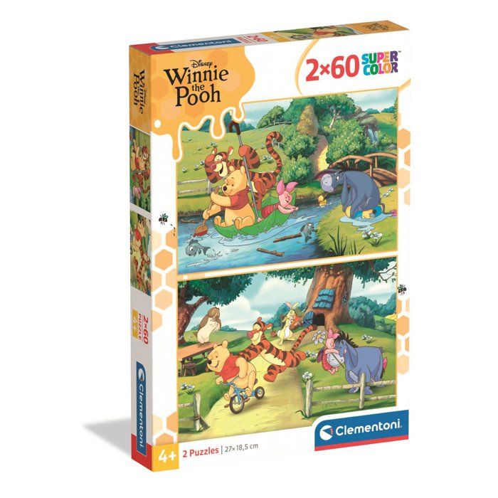 Puzzle 2x60 pièces - Winnie the Pooh