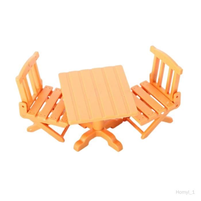1PC 1:12 Vintage en Bois Chaise Poupée Maison Salle à Manger Étude Mini Meubles