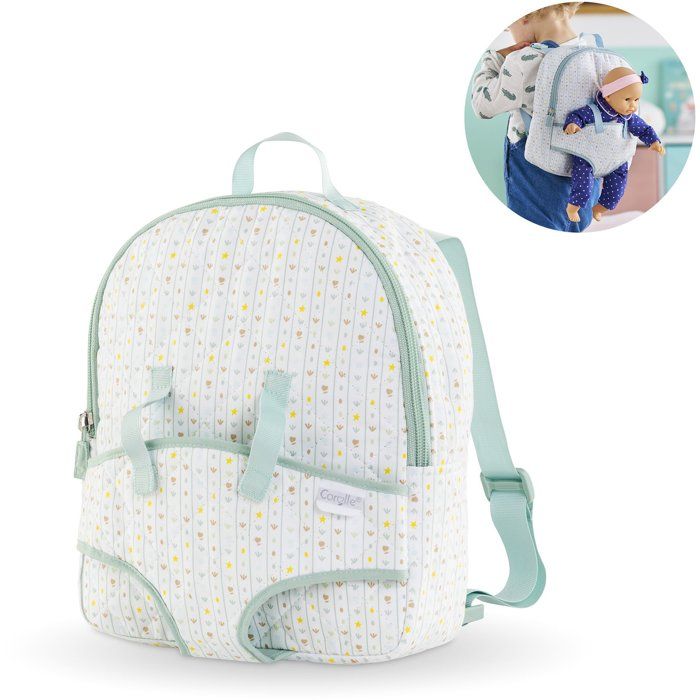Mes Accessoires Poupons 30cm - COROLLE - Sac à dos Porte-Poupon - Motif Étoiles Mes Accessoires Poupons 30cm - COROLLE - Sac à dos Porte-Poupon - Motif Étoiles