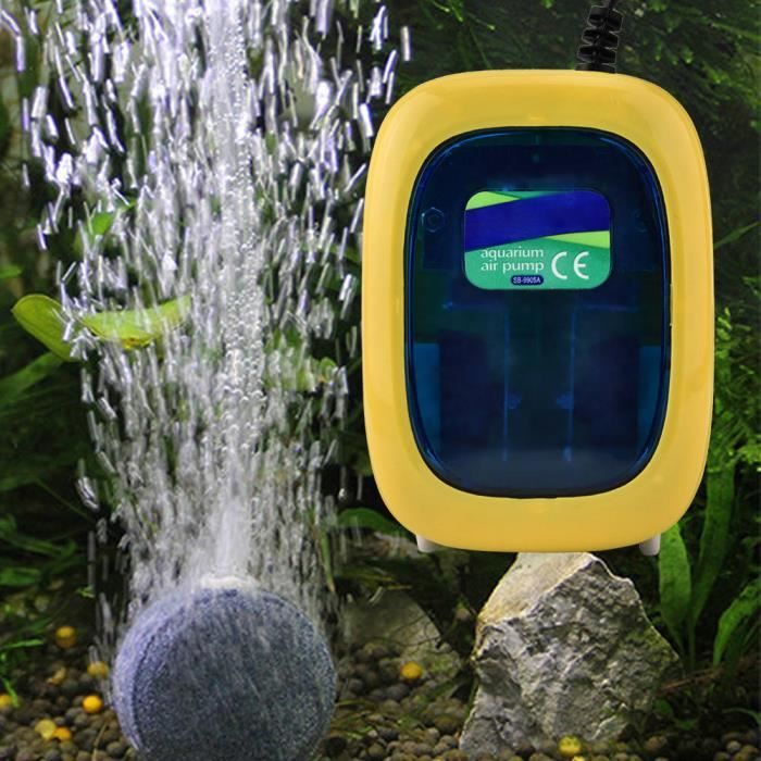 Aérateur De Bassin Solaire - Pompe à Oxygène Avec Batterie 2200 MAh - Panneau 6V/2.5W - Pour étang, Aquarium, Transport Poissons - 0.8 L/min