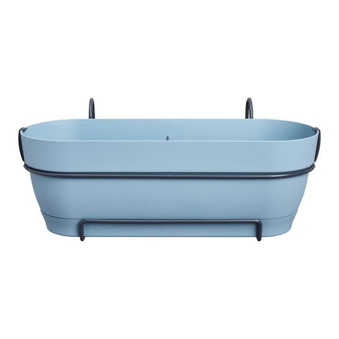 Planteur Rectangle VIBIA - Plastique - Réservoir - Ø50 - Bleu Vintage
