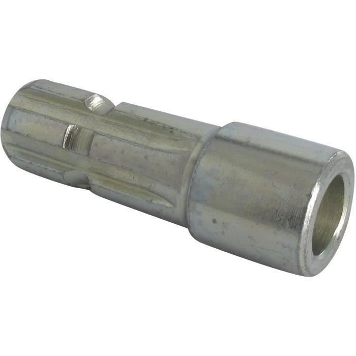 Réducteur-Prolongateur adaptable pour prise de force 1 3/8 externe avec un Ø int: 25mm sans clavette