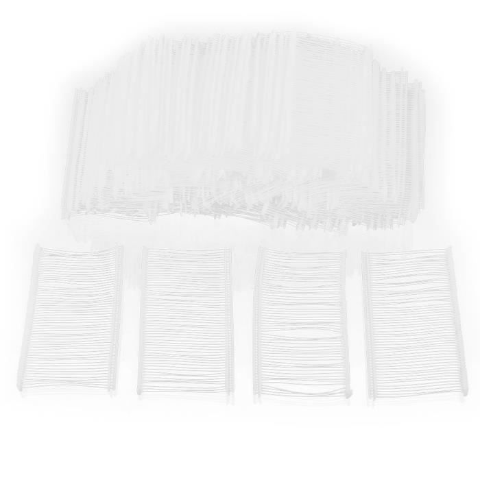 5000 Attaches Tagging 5 Cm – Barbes Pistolet Étiqueteuse Vêtements – Blanc Transparent