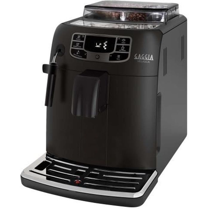 Machine à café automatique - Gaggia - Velasca RI8260 - Buse vapeur Cappuccino - 15 bar - Noir