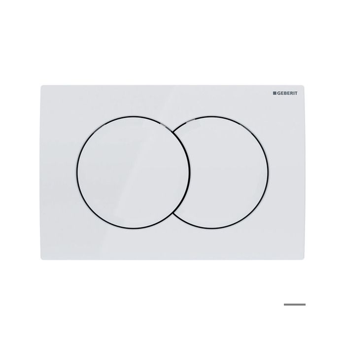 Geberit - Plaque de commande Delta01 Blanc (115.107.11.1)