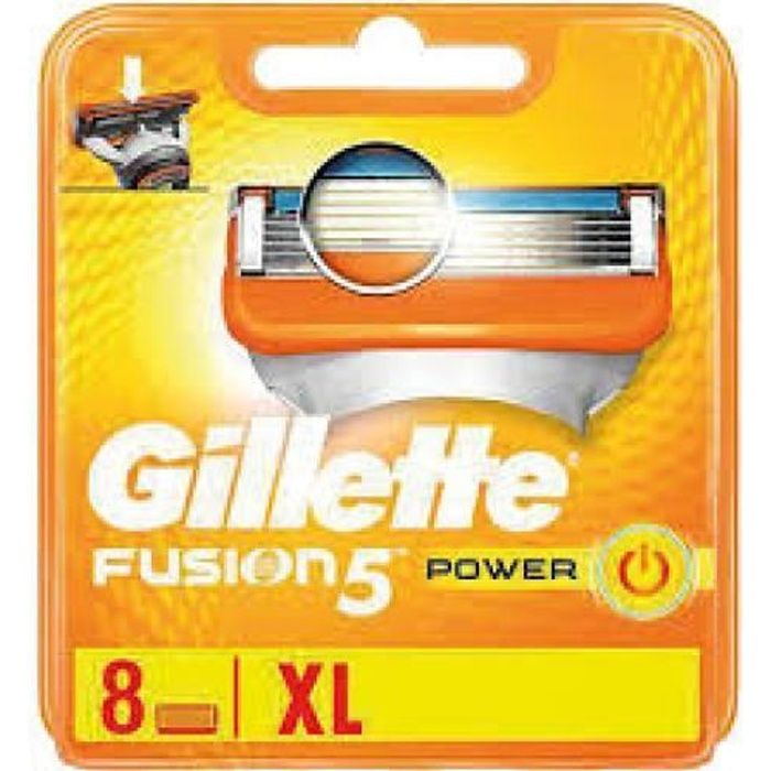 GILETTE FUSION 5 8 RECHARGES POWER