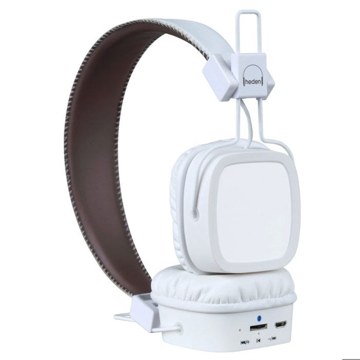 Casque circum-auriculaire - Heden - Evolution Blanc - Bluetooth - Micro intégré - 15 heures dautonomie