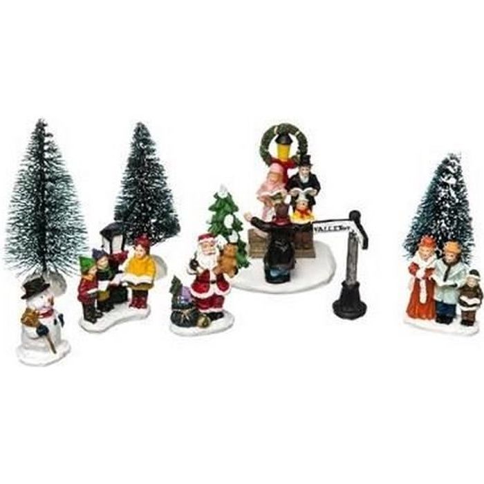 Figurines de Noël Sapin avec Santons