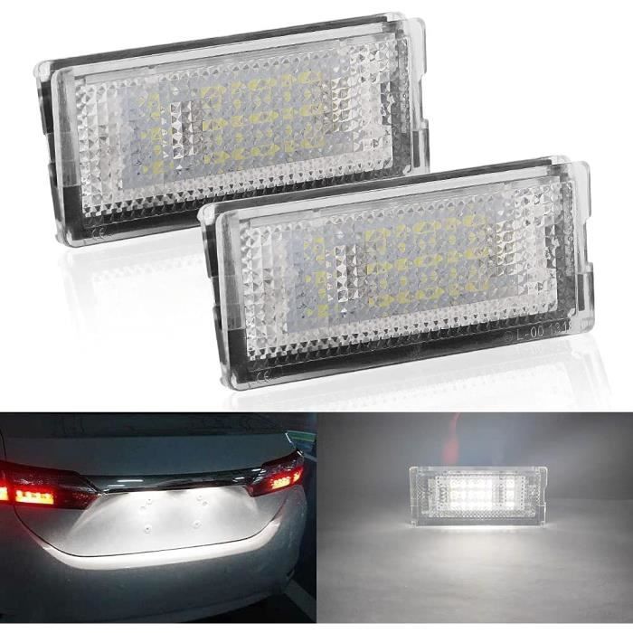 ETUKER Éclairage De Plaque D'immatriculation 6 LED Lumineux, 12 V/24 V, étanche