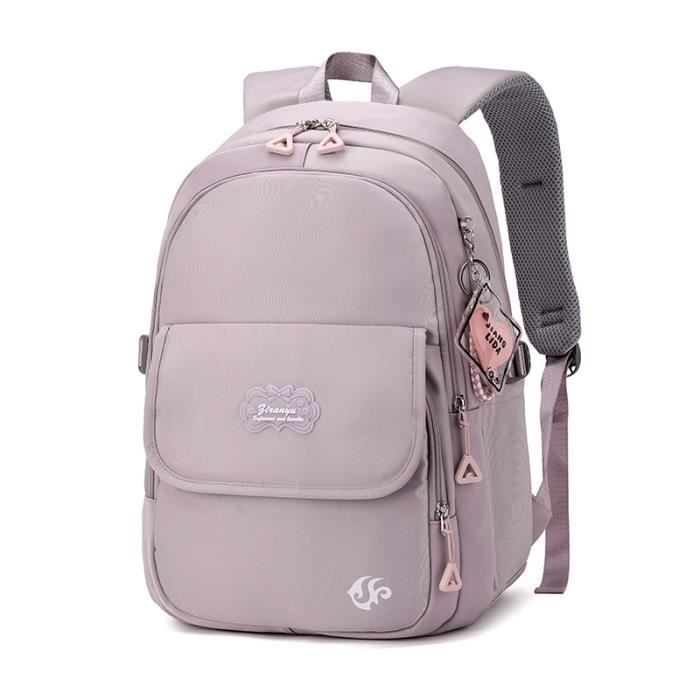 Winspansy Sac à Dos Scolaire Léger Étanche - Design Esthétique Pour Adolescents