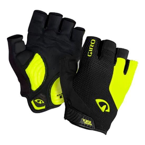 Gants Giro Strate Dure Supergel noir jaune fluo