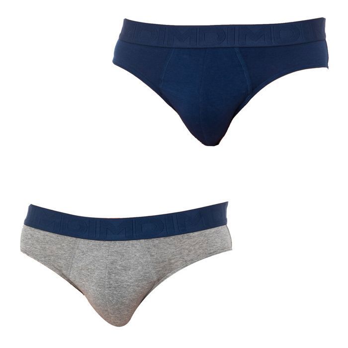 DIM Lot de 3 Slips Homme Coton STRETCH Noir
