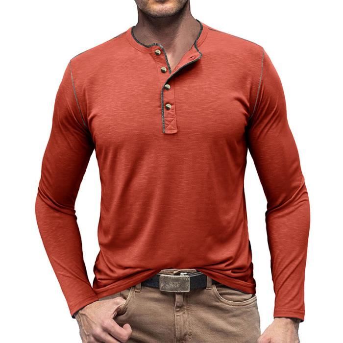 T shirt manche longue homme slim online