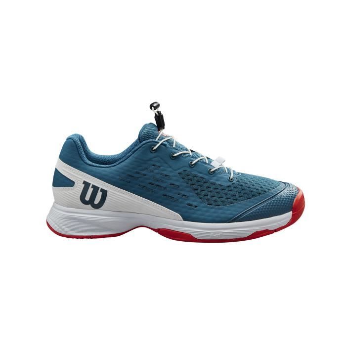 chaussures de tennis de tennis enfant wilson rush pro 4.0 ql - blue coral - 35