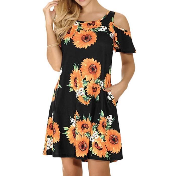 robe ample fleurie