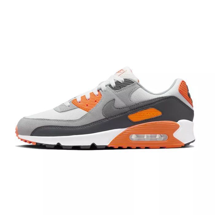 Nike Chaussures - NIKE - Air Max 90 - Orange - Lacets - Homme