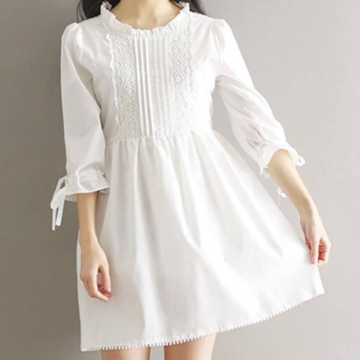 robe blanche ete