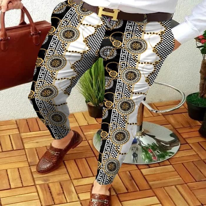Pantalon de jogging Homme Haute qualit Carreaux Fitness