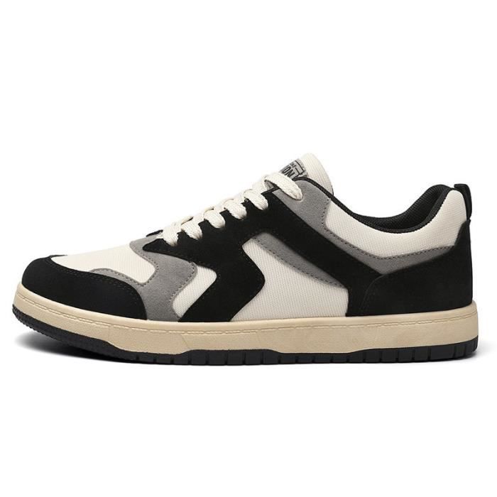 KIANII Baskets plates confortables et pour hommes à la mode décontractée 39-44