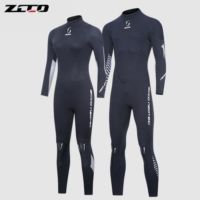 Combinaison De Plongée Orca à Manches Longues Pour Homme - Noir, Parfaite Pour Nage En Eau Libre Et Protection Contre Le Froid